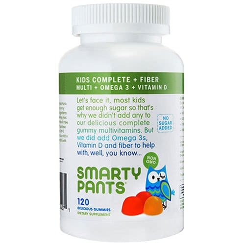 Kids Fiber Complete, 120 Chews by SmartyPants Gummy Vitamins (Pack of 2) by SmartyPants Gummy Vitamins